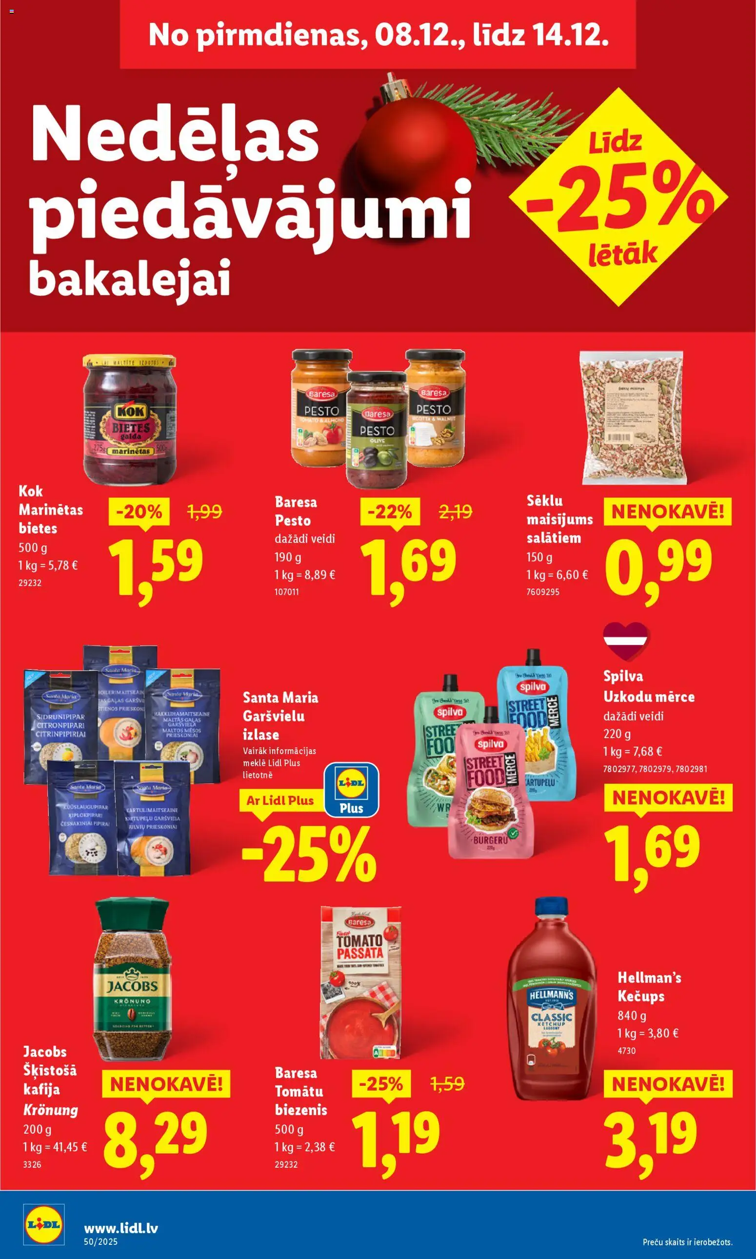 Skatīt Lidl akciju bukletu, derīgs no 2025.12.08