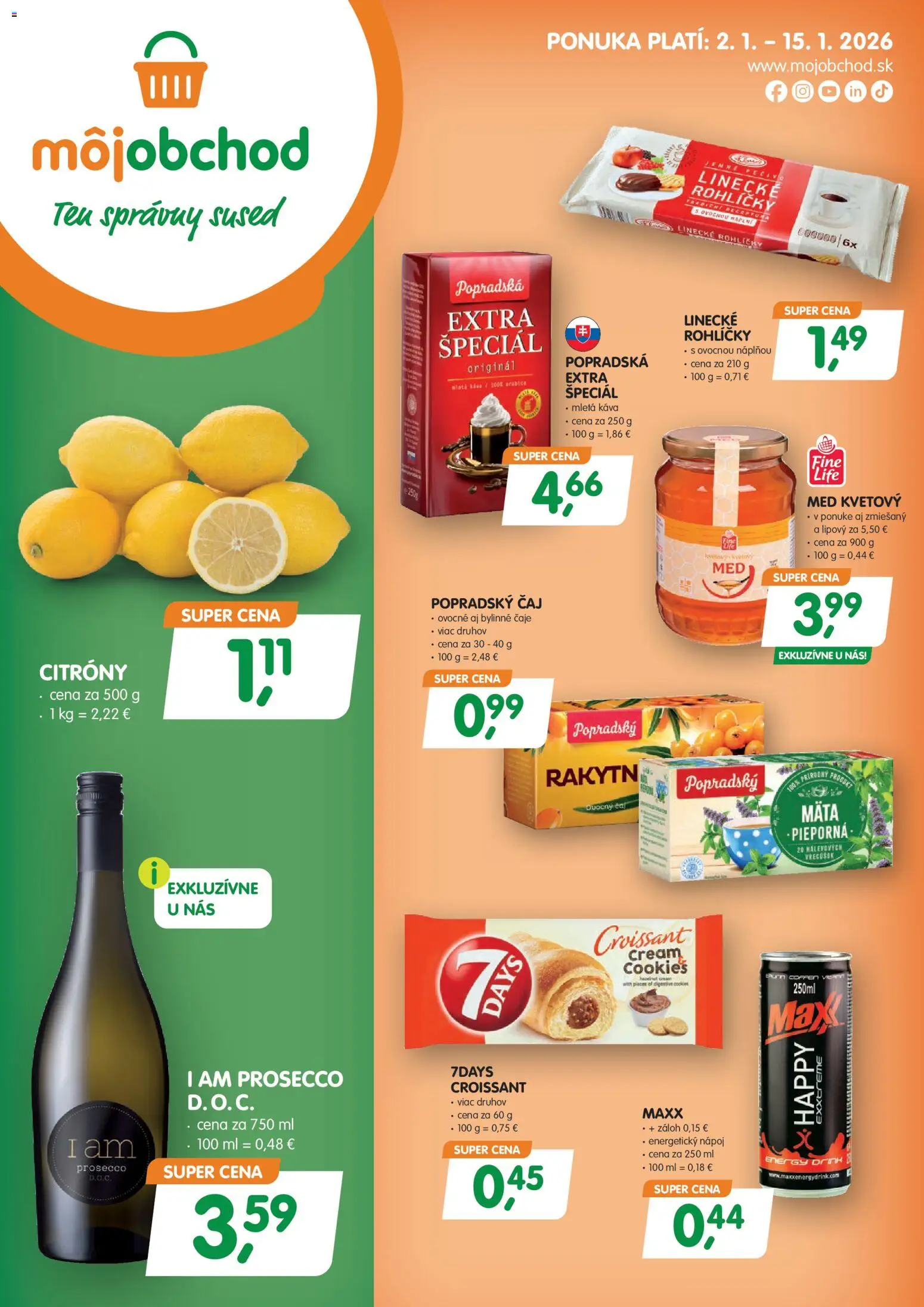 Náhľad Môj obchod letáku platného od 02.01.2026