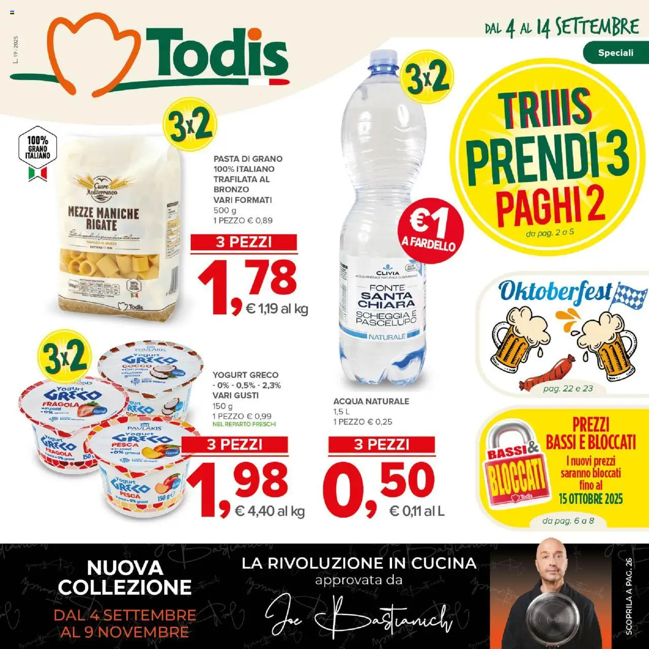 Volantino Todis valido da 04/09/2025 numero di pagina 1