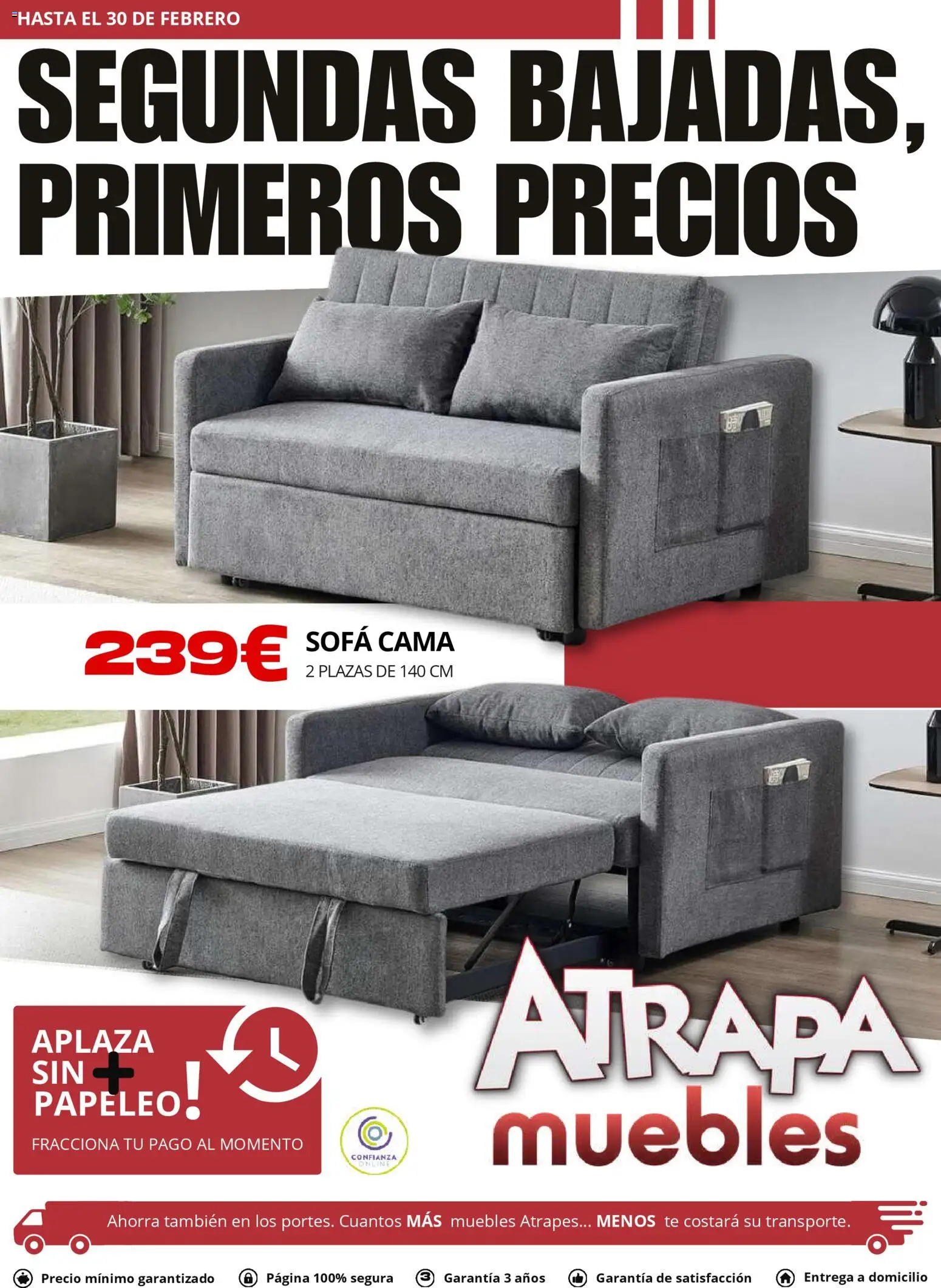 Vista previa del folleto de la tienda Atrapa Muebles válido desde el 01/02/2026 
