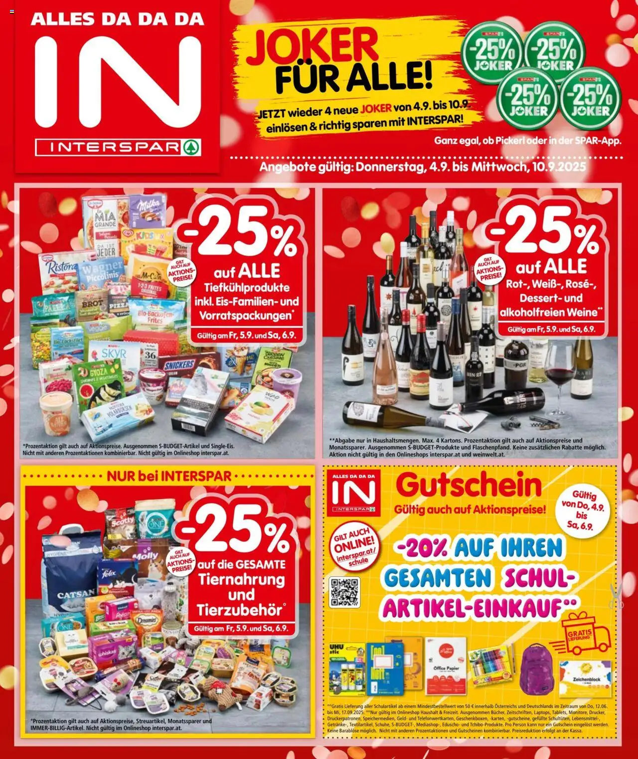  INTERSPAR Flugblatt 04.09.2025 - Angebote "Prospekt aktuell" - Seite 1