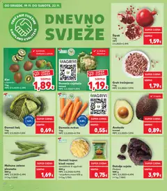 Pregled letka Katalog Black Friday trgovine Kaufland vrijedi od 19.11.2025 | Stranica: 22