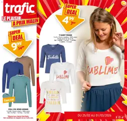 Voorbeeld van Publicité van winkel Trafic geldig vanaf 25/02/2026