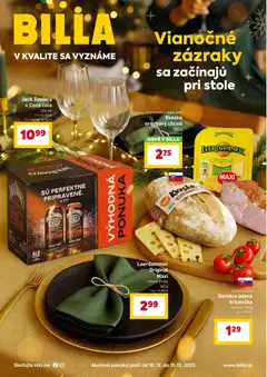 Náhľad Billa letáku platného od 10.12.2025
