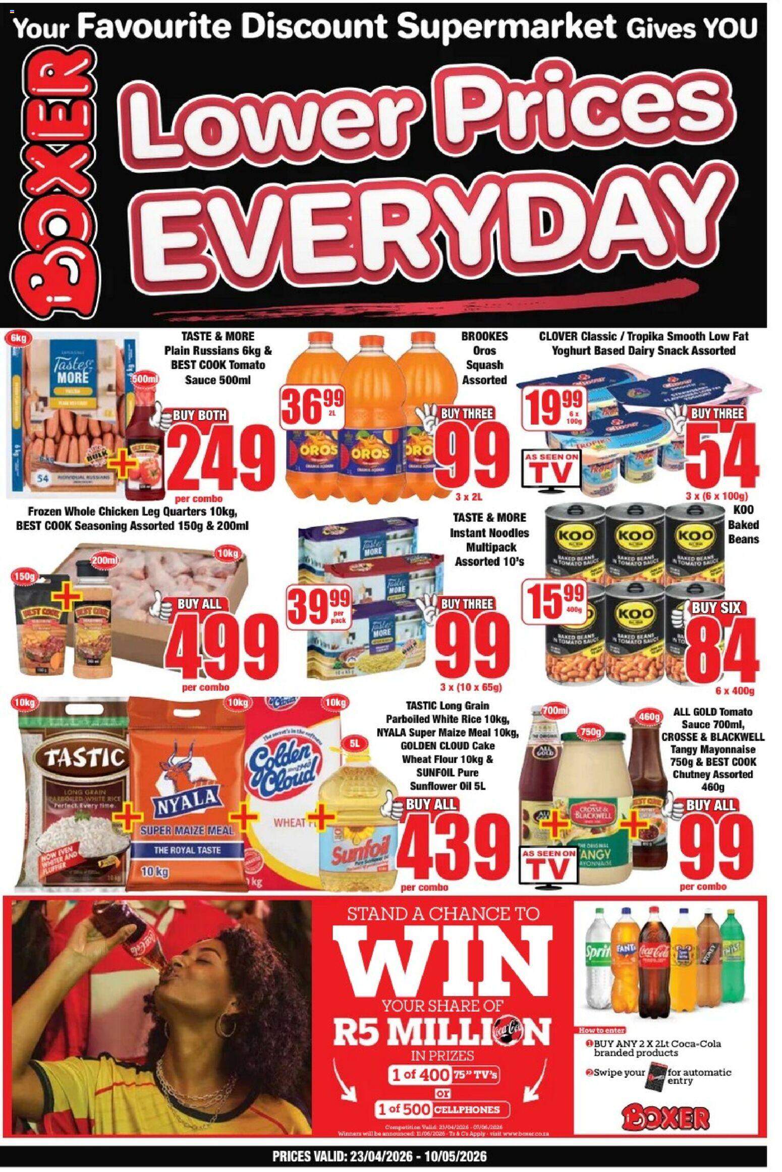 Boxer latest specials 23/04
