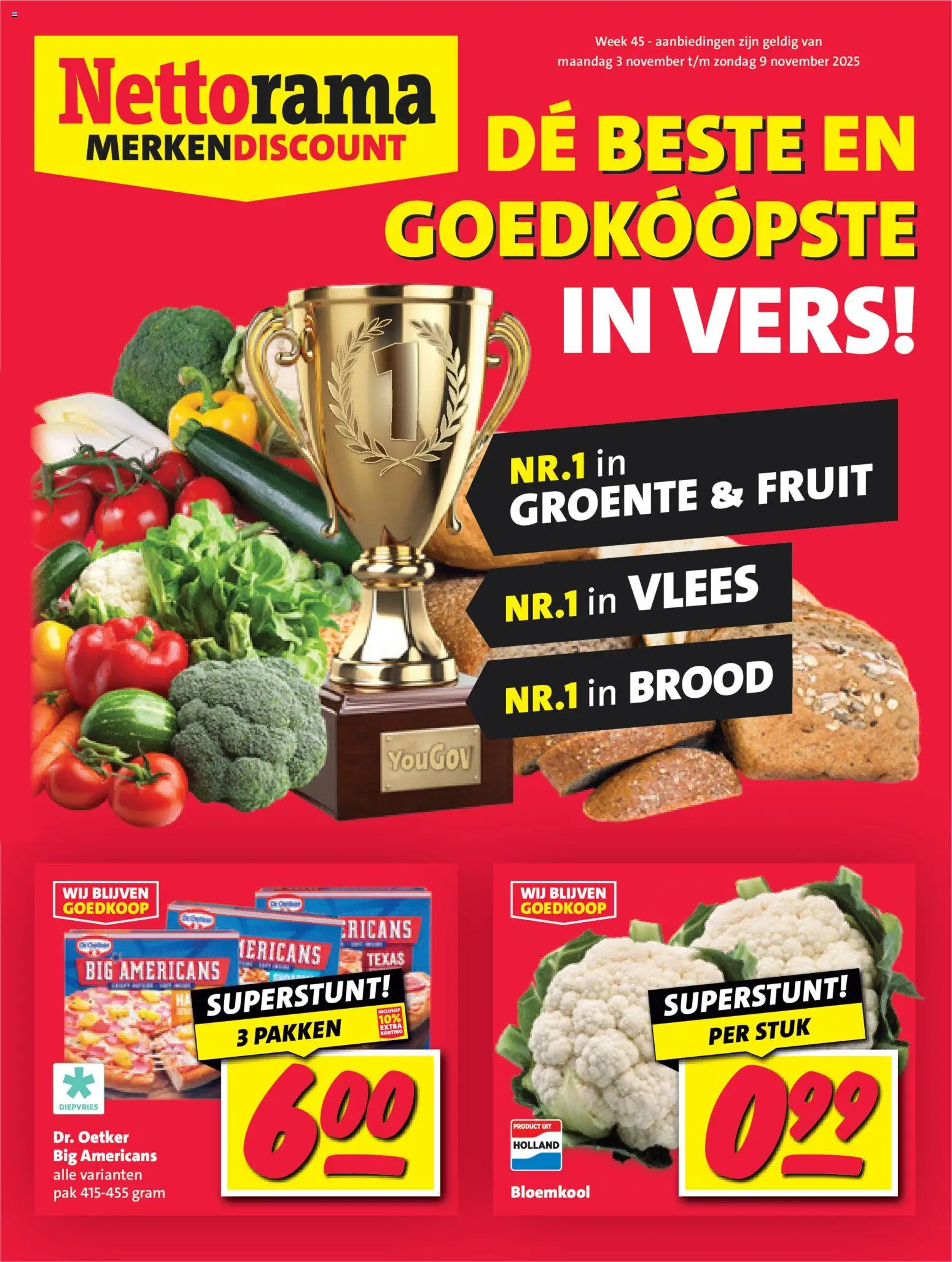 Voorbeeld van Folder van winkel Nettorama geldig vanaf 03-11-2025