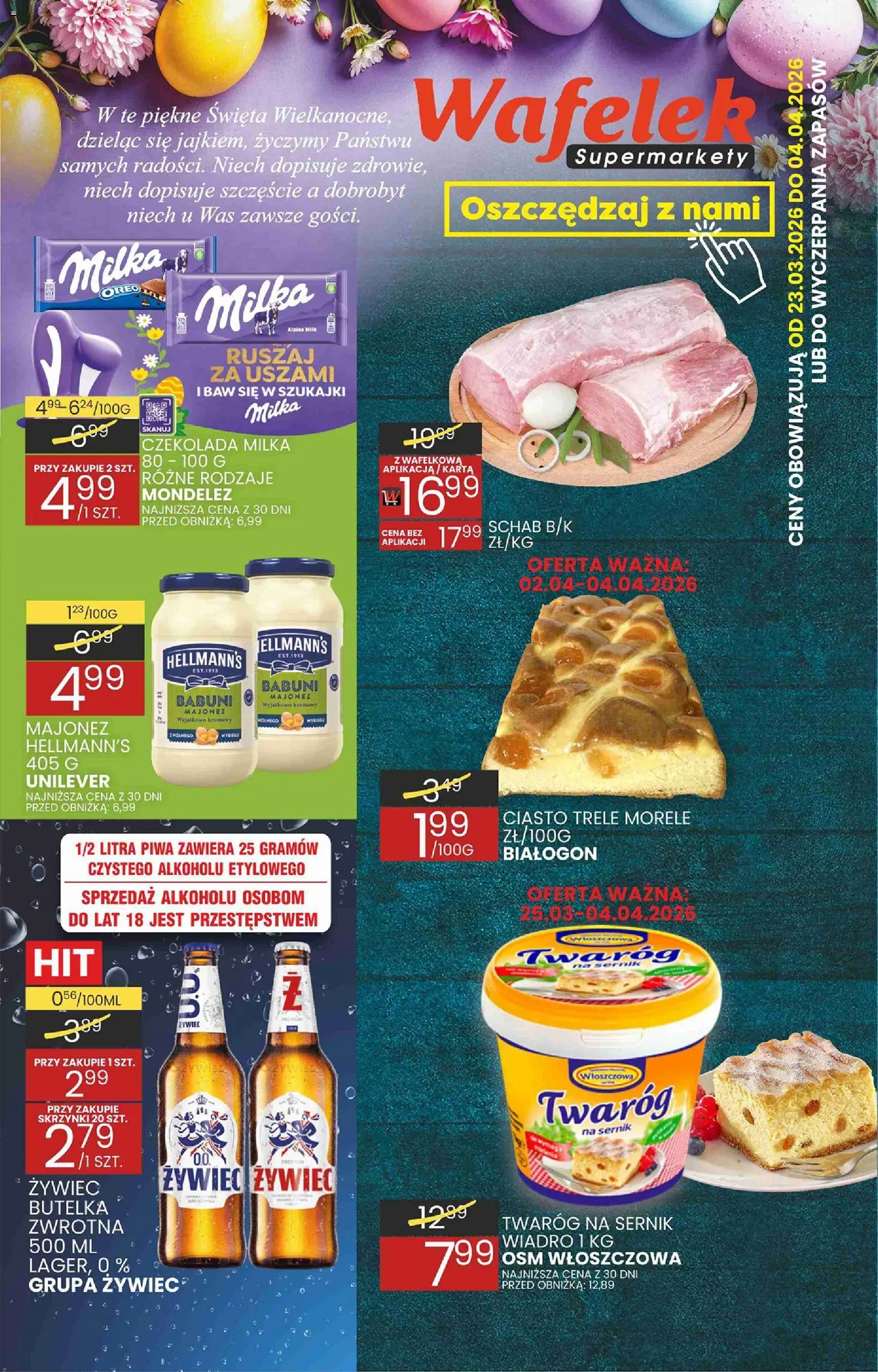 Pogląd gazetki "Wafelek gazetka" ze sklepu Wafelek ważnej od 23.03.2026