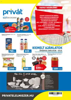 PRIVÁT - Akciós újság PRIVÁT megtekintése, amely érvényes 2025.10.09.-től