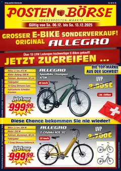 Vorschau von dem Prospekt des Geschäftes Posten Börse, gültig ab dem 06.12.2025