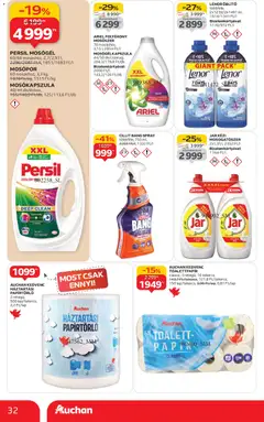 Auchan - Akciós újság Auchan megtekintése, amely érvényes 2025.11.06.-től | Oldal: 32