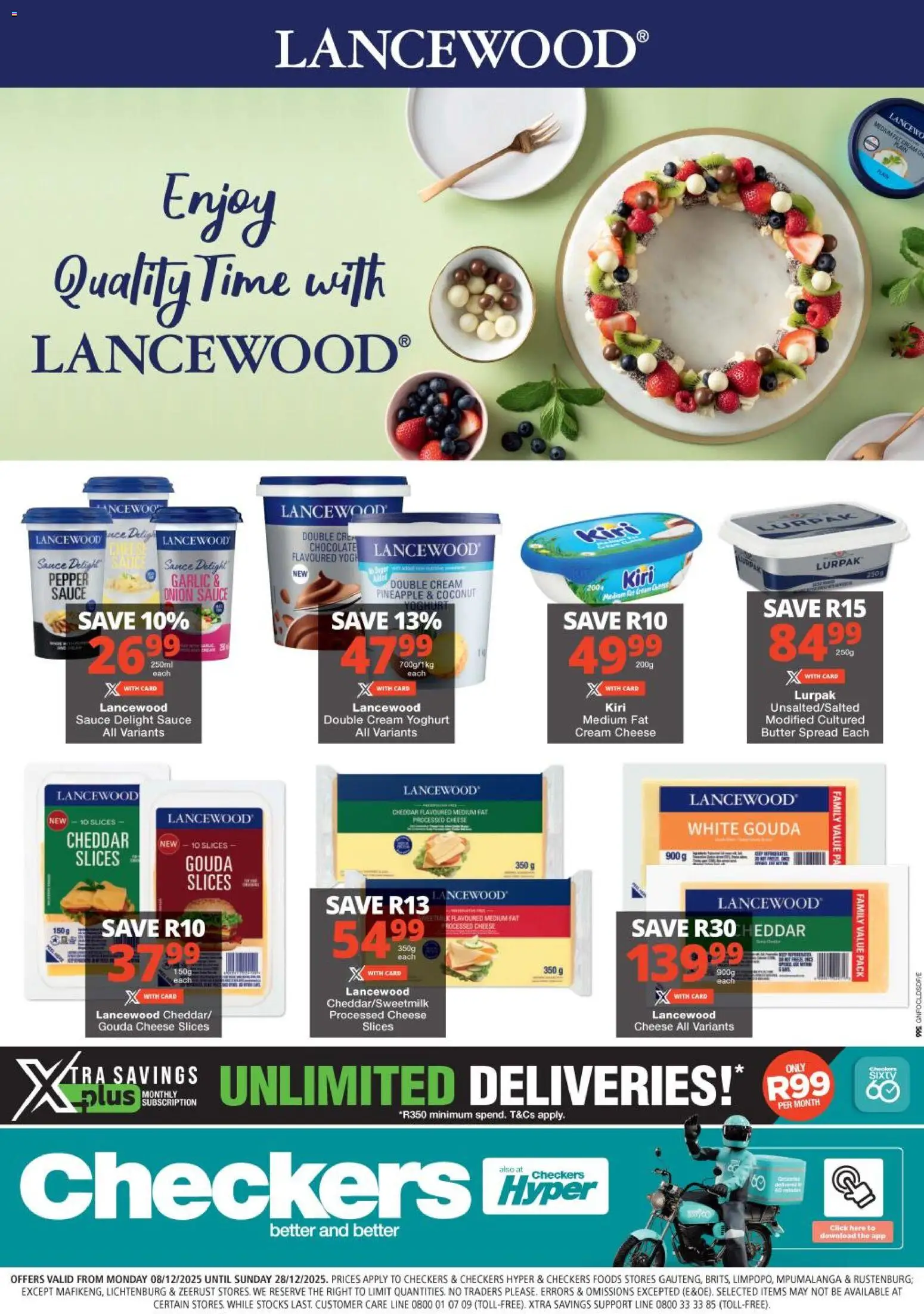 Preview of Checkers flyer valid from 08/12/2025