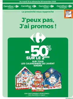 Prévisualisation de J'peux pas, j'ai promos du magasin Carrefour City formulaire valide 18/11/2025