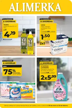 Vista previa del folleto de la tienda Alimerka válido desde el 29/01/2026 