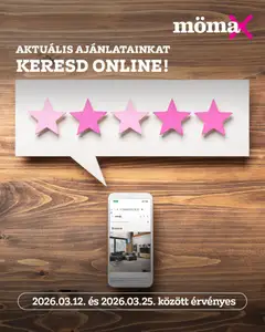 Mömax - Mömax akciós újság megtekintése, amely érvényes 2026.03.12.-től