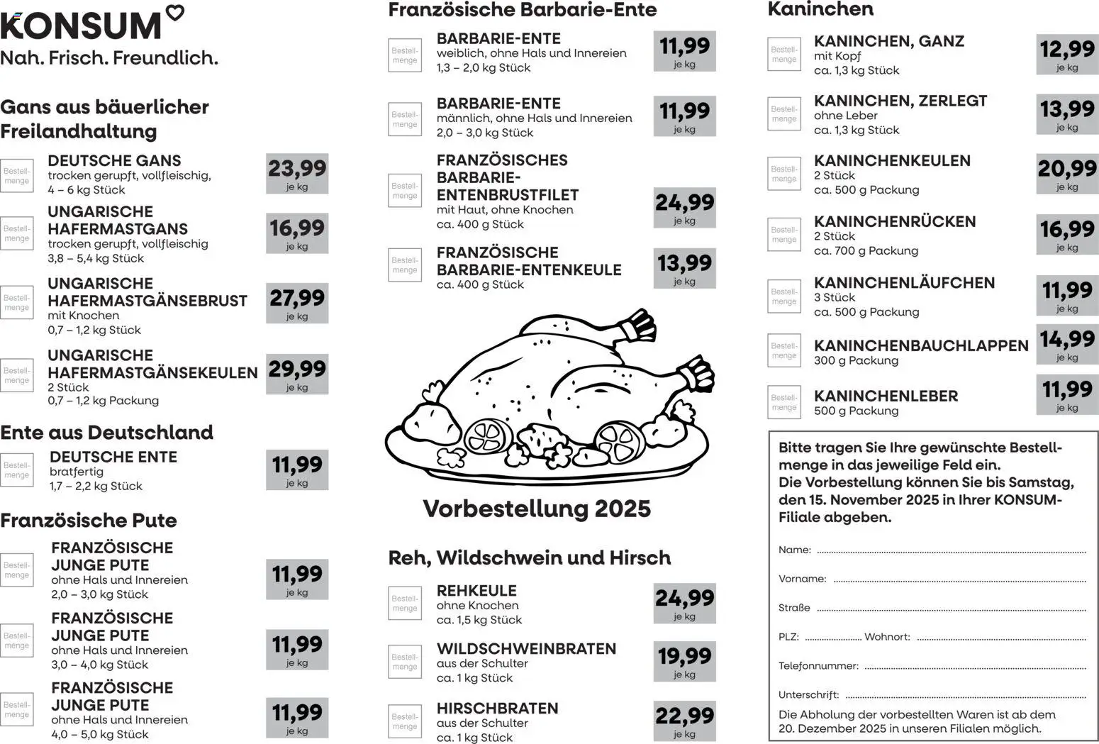 Vorschau von dem Prospekt des Geschäftes KONSUM Leipzig, gültig ab dem 15.11.2025