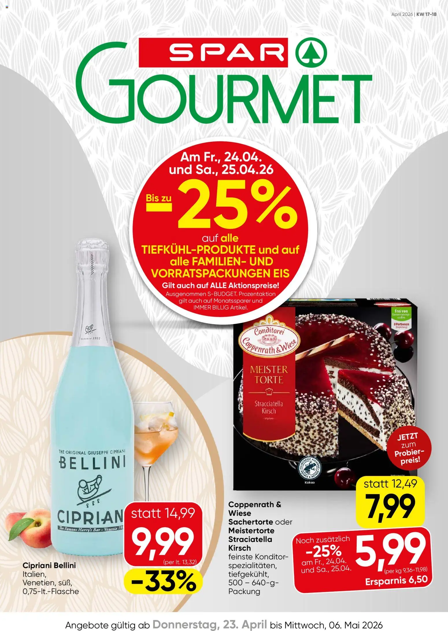 Vorschau der Angebote: SPAR Gourmet SPAR Gourmet Flugblatt gültig ab 23.04.2026