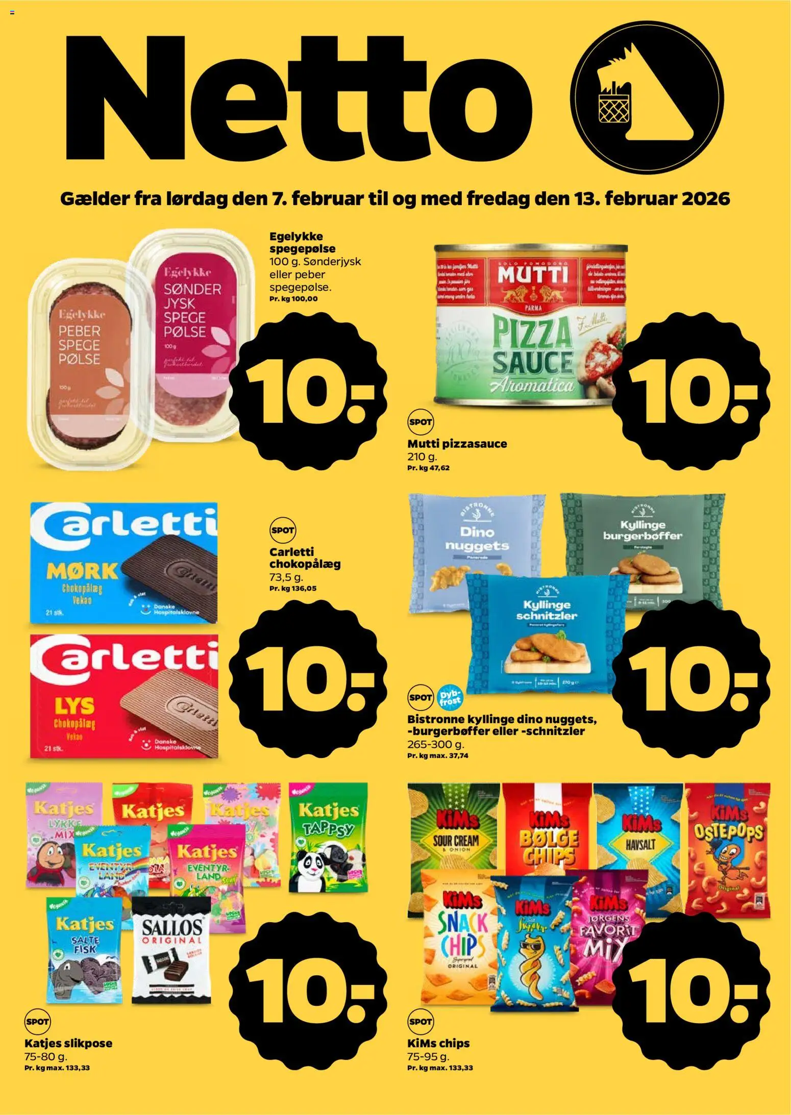 Eksempel på tilbudsavis Tilbudsavis fra butik Netto gyldig fra 07/02/2026