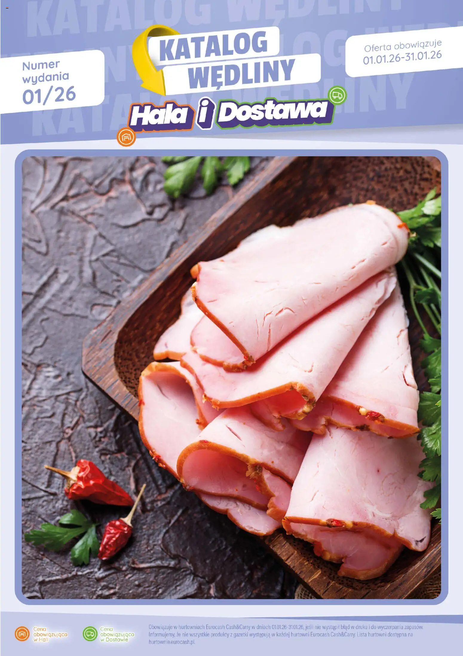 Pogląd gazetki "Katalog Wędliny" ze sklepu Eurocash ważnej od 01.01.2026