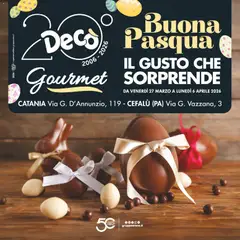 Anteprima dell'opuscolo Decò volantino Gourmet Sicilia dal negozio Decò valido da 27/03/2026