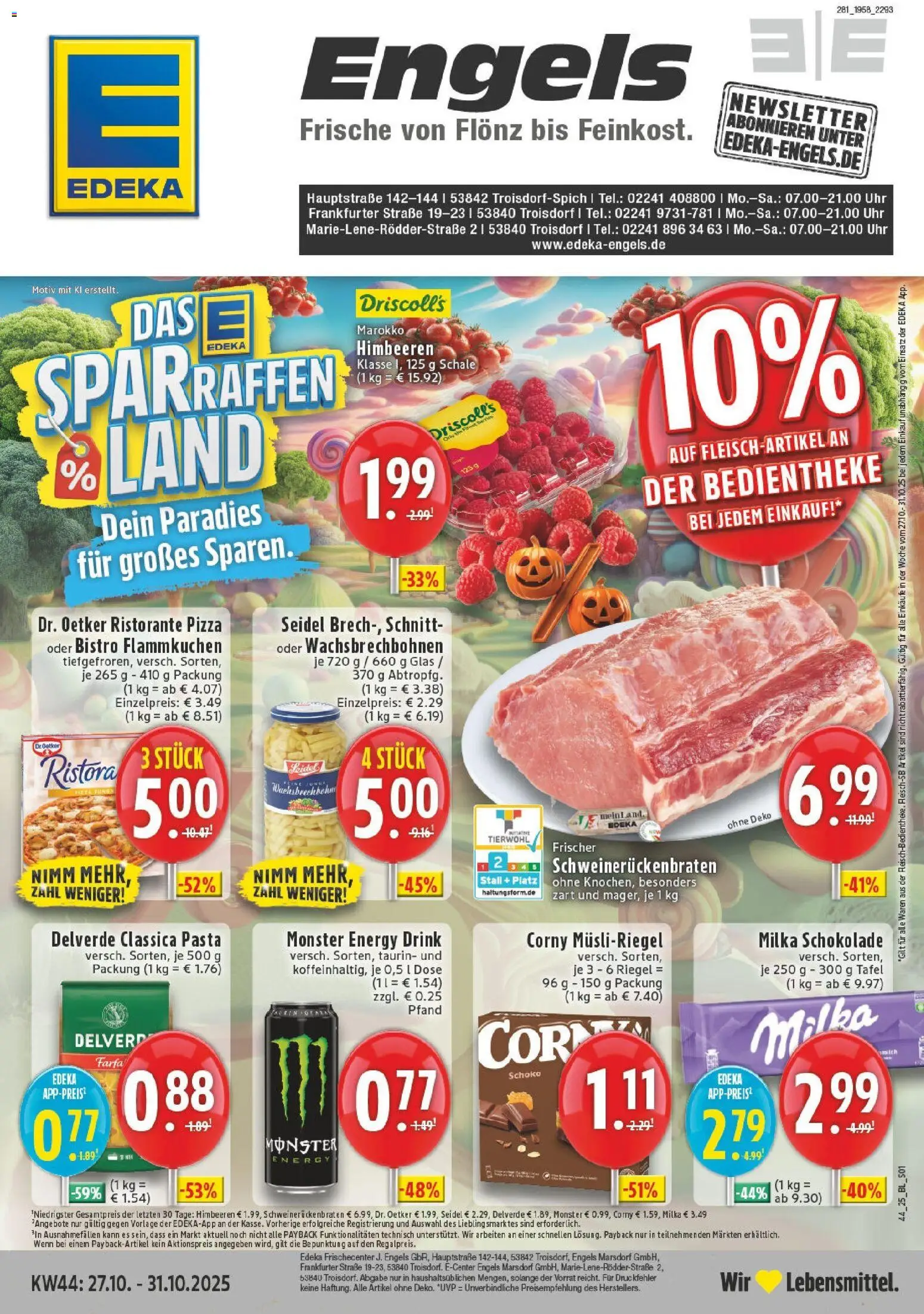 EDEKA Prospekt ab 26.10.2025 - Prospekt Troisdorf Online