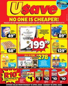 Preview of Usave flyer valid from 13/04/2026