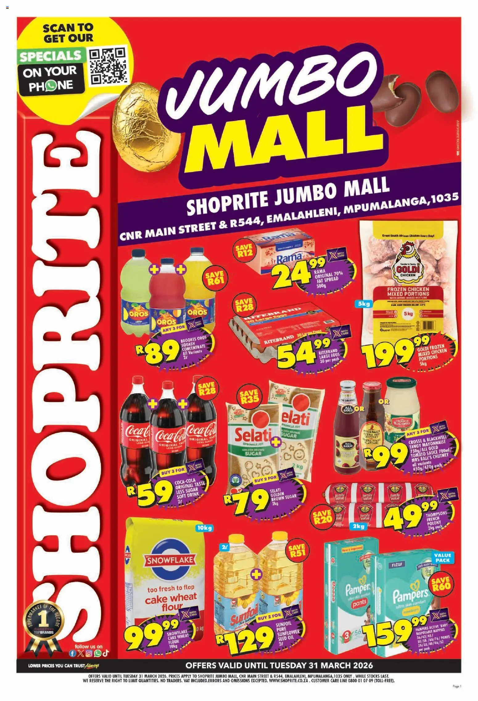 Preview of Shoprite flyer valid from 19/03/2026
