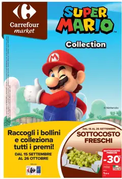 Anteprima dell'opuscolo Volantino Market dal negozio Carrefour valido da 15/09/2025