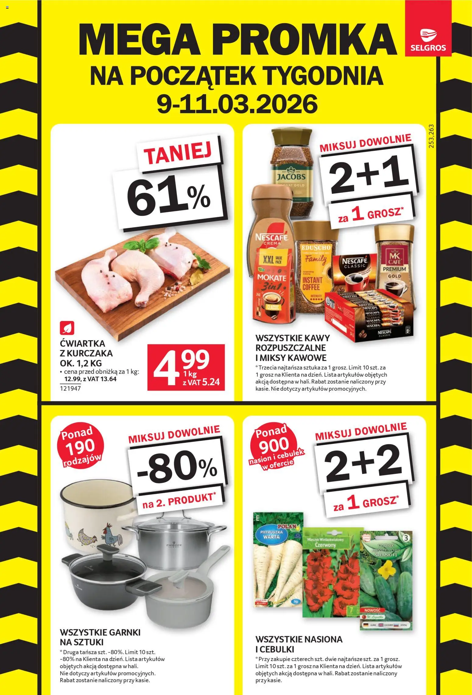 Pogląd gazetki "Selgros cash&carry gazetka - Mega Promka" ze sklepu Selgros cash&carry ważnej od 09.03.2026