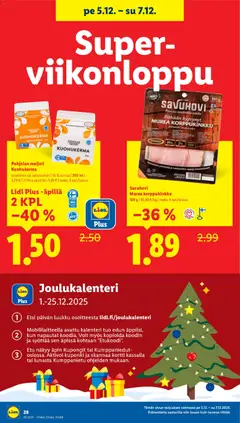 Kaupan Lidl Tarjoukset esikatselu, voimassa 04/12/2025 | Sivu: 32