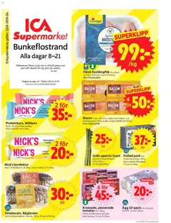Förhandsgranska reklamblad Bunkeflostrand från butik ICA Supermarket gäller från 13/04/2026