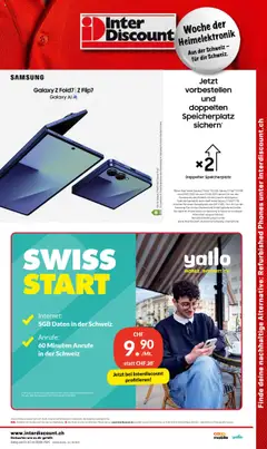 Vorschau des Merkblatts Aktionen Mobile vom Shop Interdiscount gültig von 21.07.2025 bis 03.08.2025