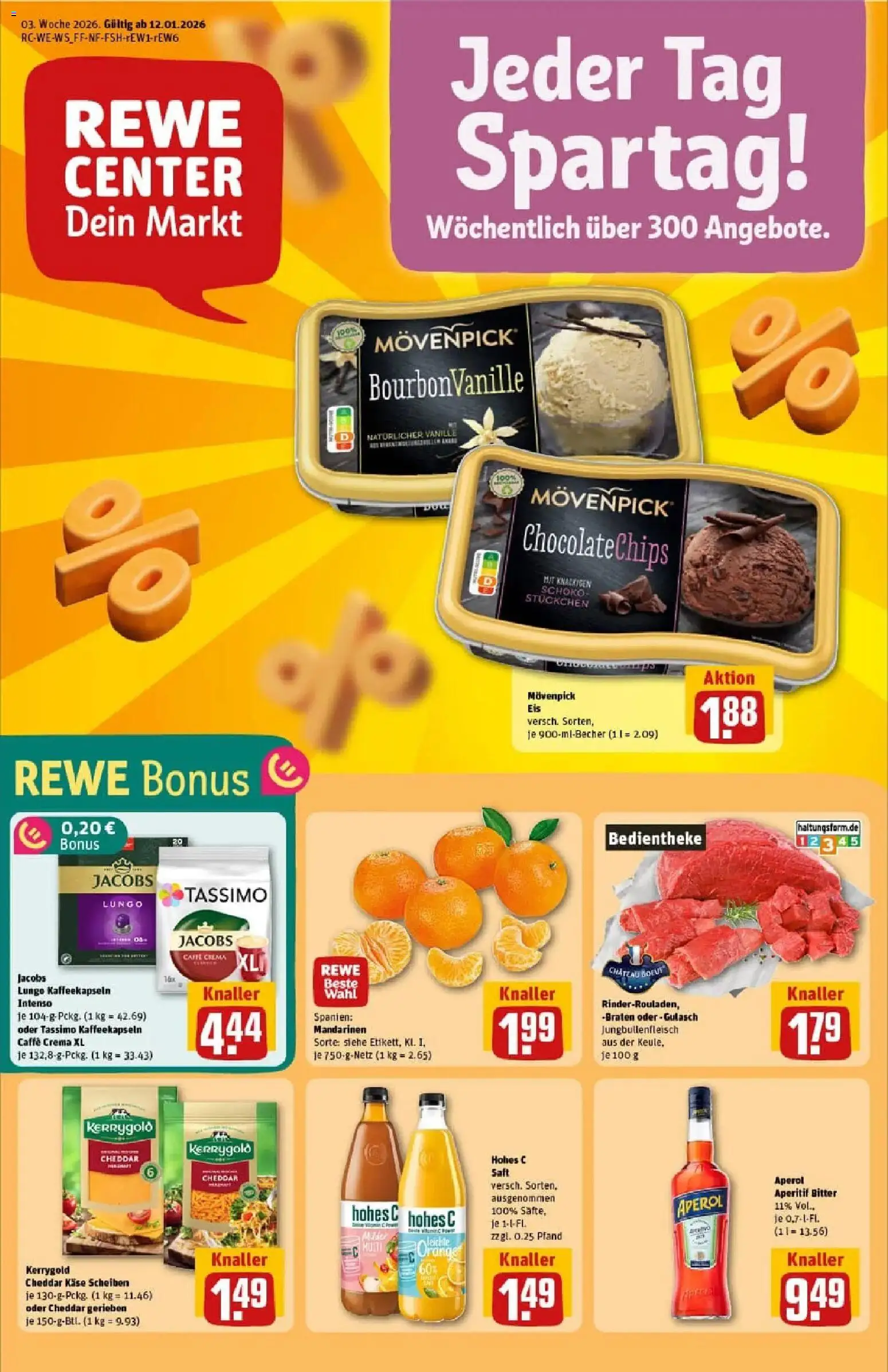 Vorschau von dem Prospekt des Geschäftes Rewe, gültig ab dem 11.01.2026