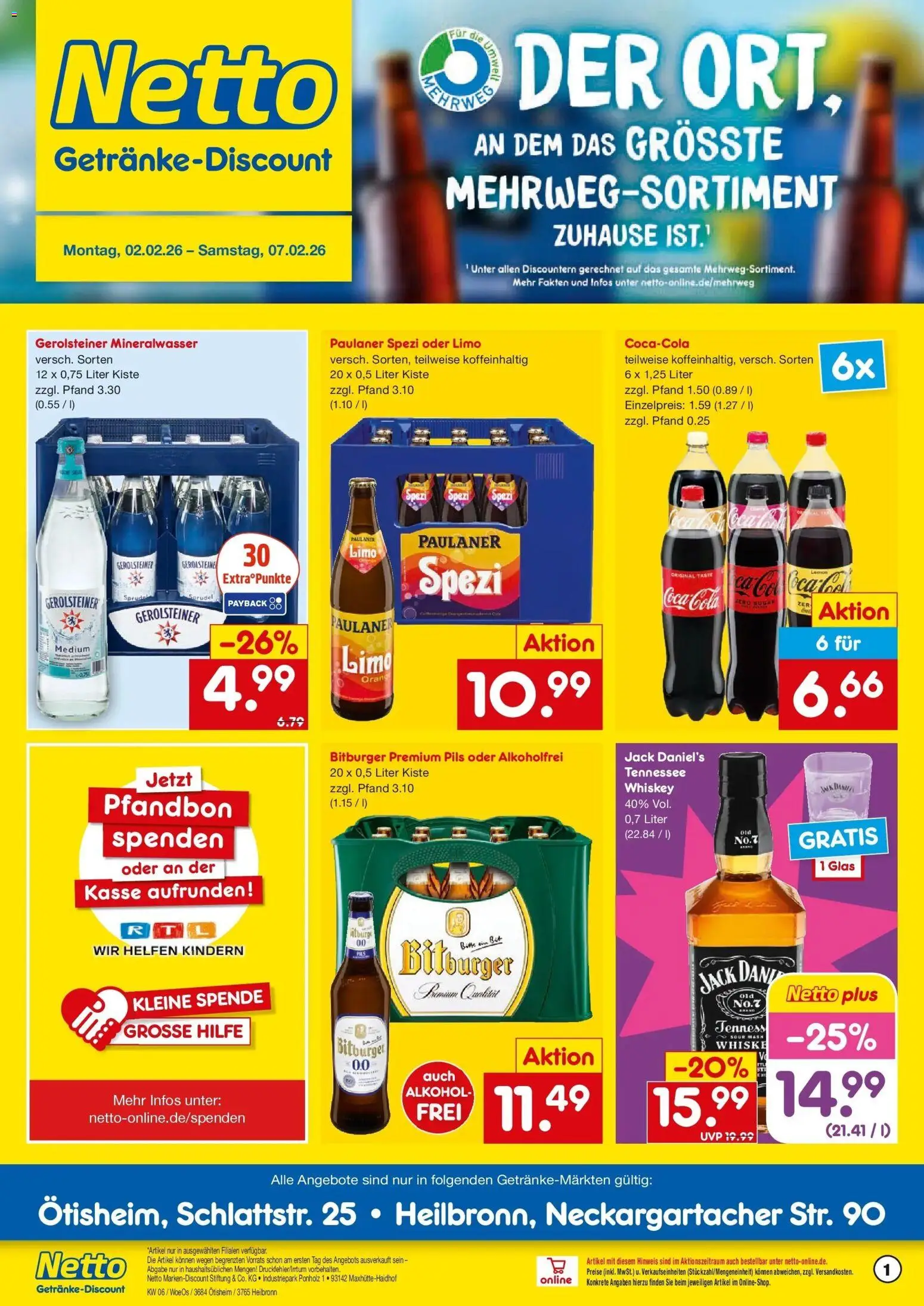 Vorschau von dem Prospekt des Geschäftes Netto Marken-Discount, gültig ab dem 02.02.2026