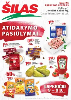 Šilas parduotuvės leidinio Leidinys - Atidarymo pasiūlymai galiojančio nuo 2025.11.03 peržiūra