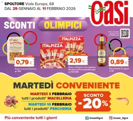 Anteprima dell'opuscolo Volantino Spoltore dal negozio Oasi valido da 29/01/2026