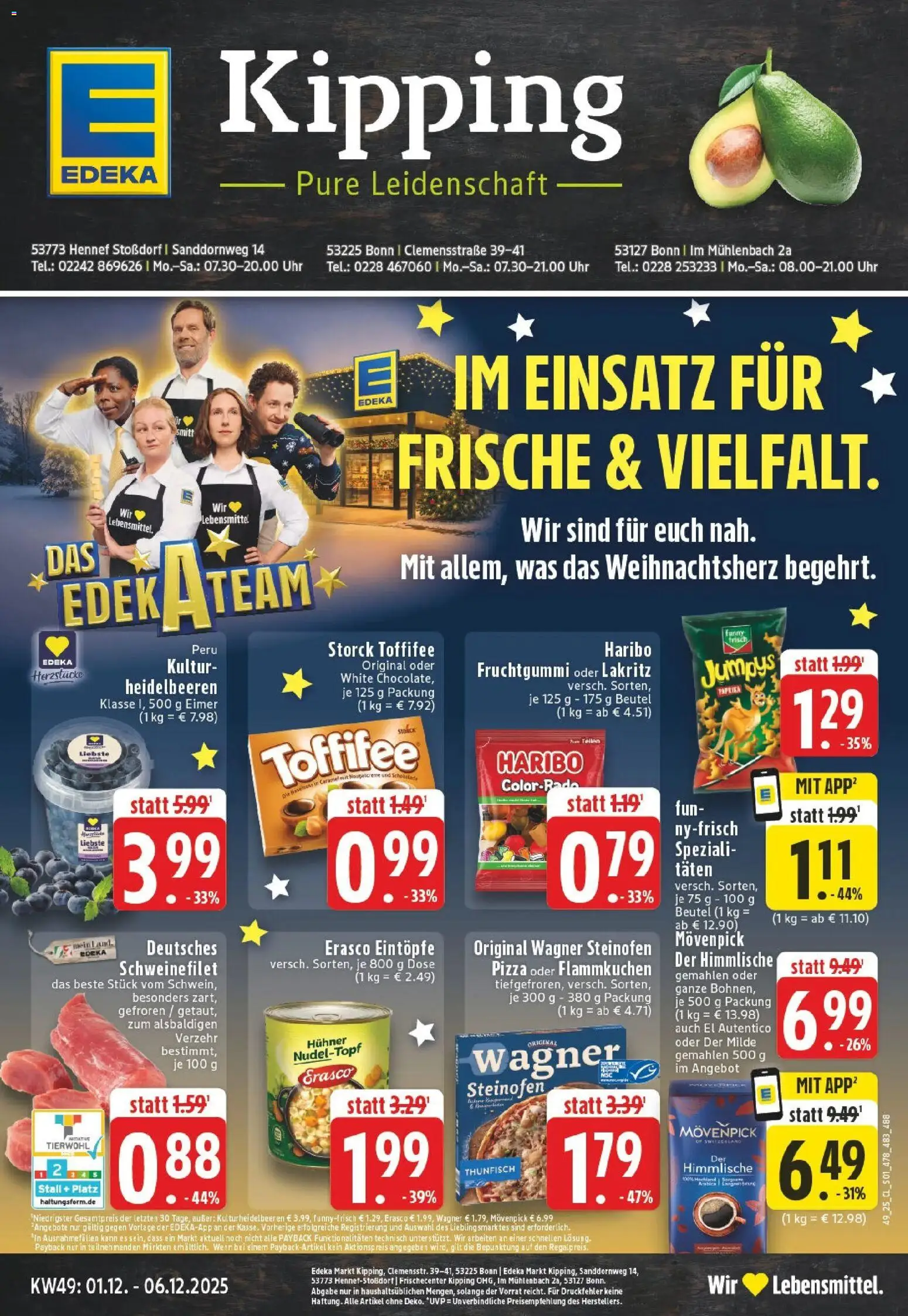 Vorschau von dem Prospekt des Geschäftes Edeka, gültig ab dem 01.12.2025