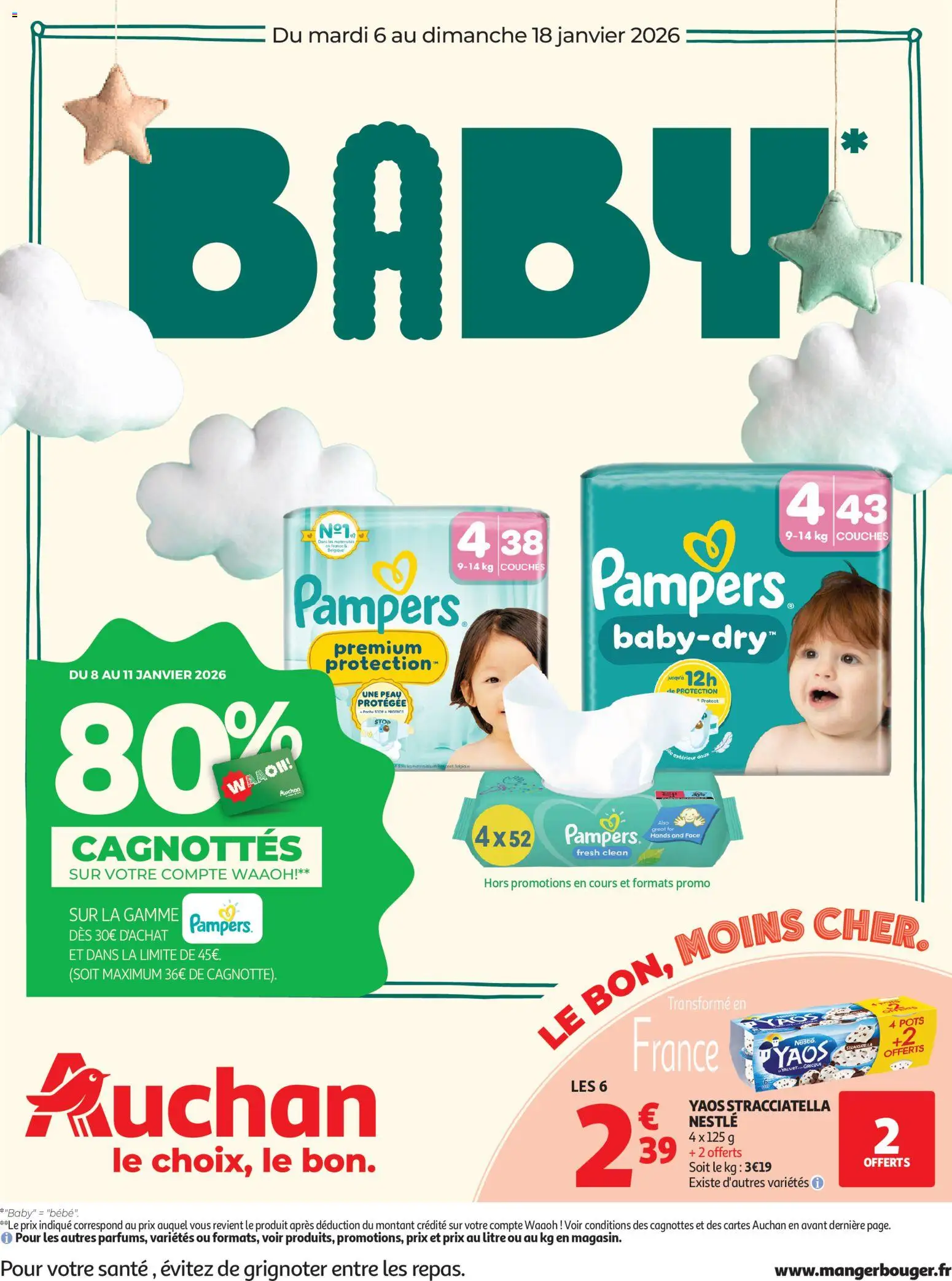 Prévisualisation de Tout pour votre bébé du magasin Auchan formulaire valide 06/01/2026