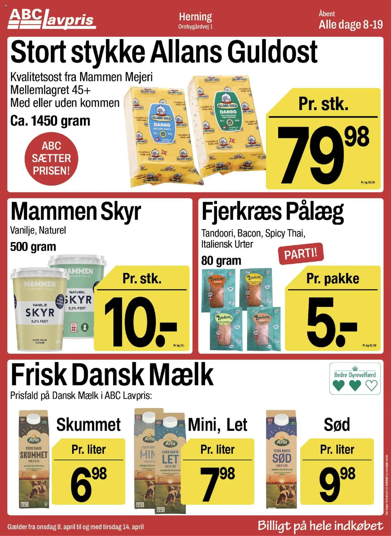 Eksempel på tilbudsavis Abc Lavpris - Herning fra butik Abc Lavpris gyldig fra 08/04/2026