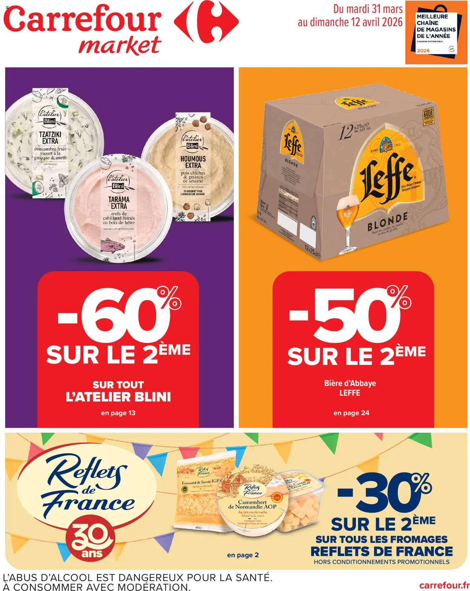 Prévisualisation de Carrefour Market catalogue de la semaine 14 du magasin Carrefour Market formulaire valide 31/03/2026