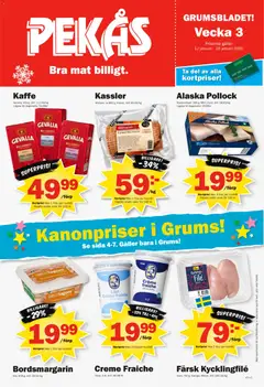 Förhandsgranska reklamblad Aktuella reklamblad Pekås - grums edition från butik Pekås gäller från 12/01/2026