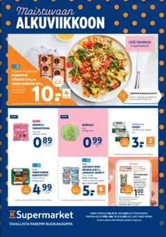 Kaupan K-Supermarket Tarjoukset esikatselu, voimassa 15/09/2025