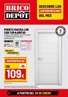 Vista previa del folleto de la tienda Brico Depôt válido desde el 30/01/2026 