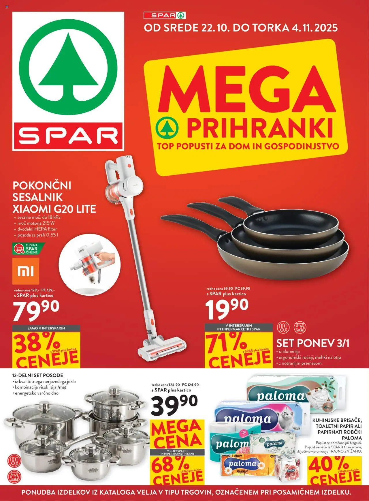 Spar Katalog mega 08/25 od 22.10.2025 > Aktualna ponudba - stran 1