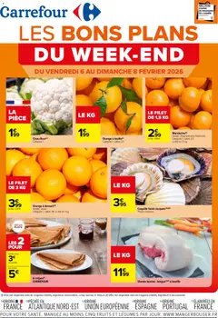 Prévisualisation de Les bons plans du week-end du magasin Carrefour formulaire valide 06/02/2026