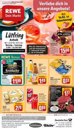 Vorschau von dem Prospekt des Geschäftes Rewe, gültig ab dem 09.02.2026