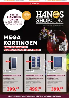 Voorbeeld van Actiefolder van winkel Hanos geldig vanaf 01-01-2026