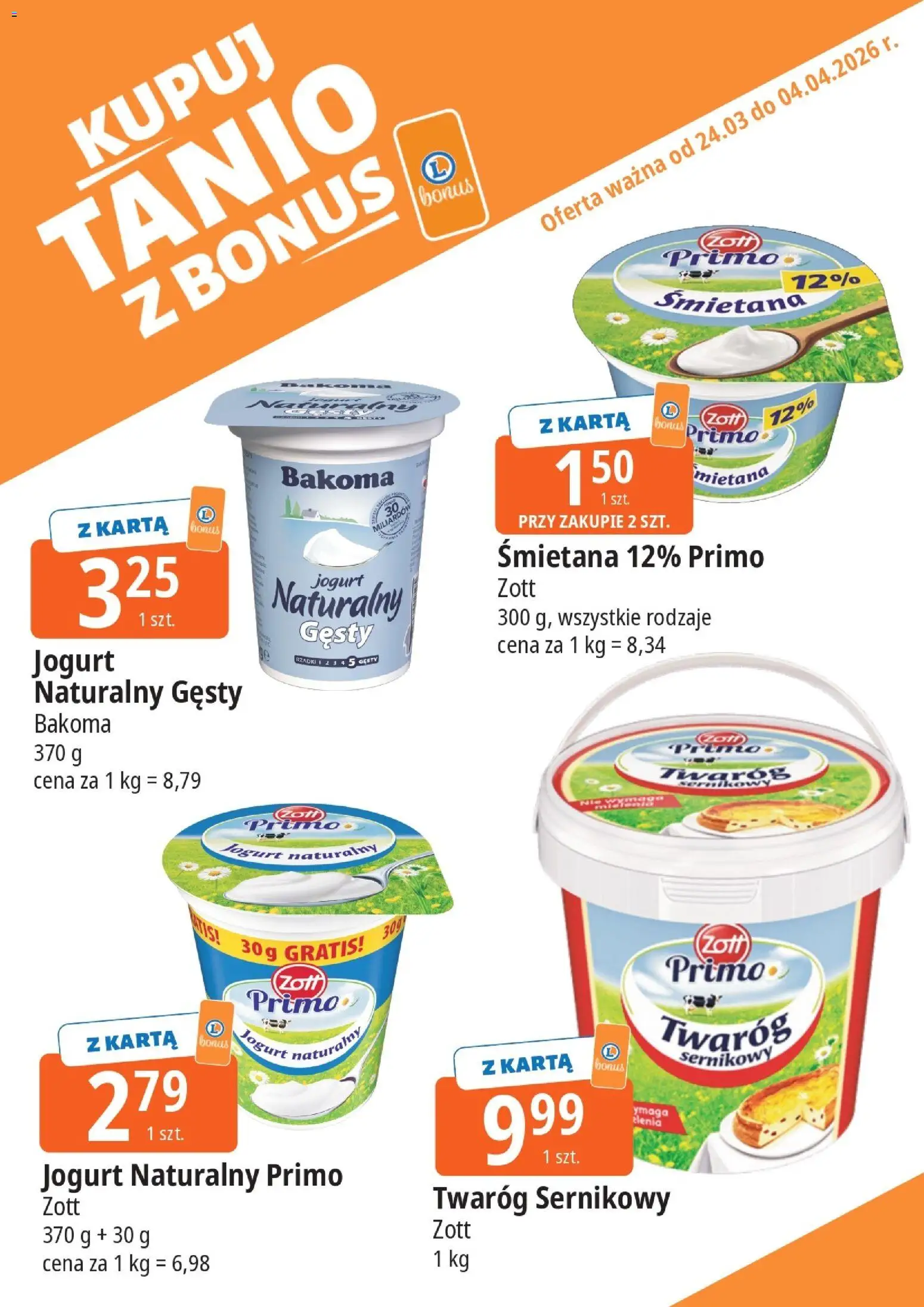 Pogląd gazetki "E.Leclerc gazetka - Tychy kupony dodatkowe" ze sklepu E.Leclerc ważnej od 24.03.2026