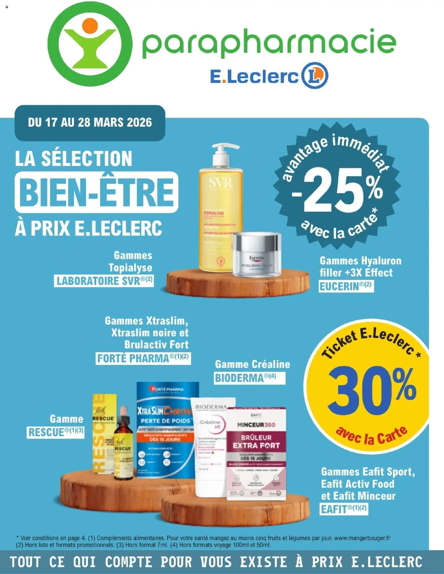 Prévisualisation de E.Leclerc Parapharmacie catalogue du magasin E.Leclerc formulaire valide 17/03/2026