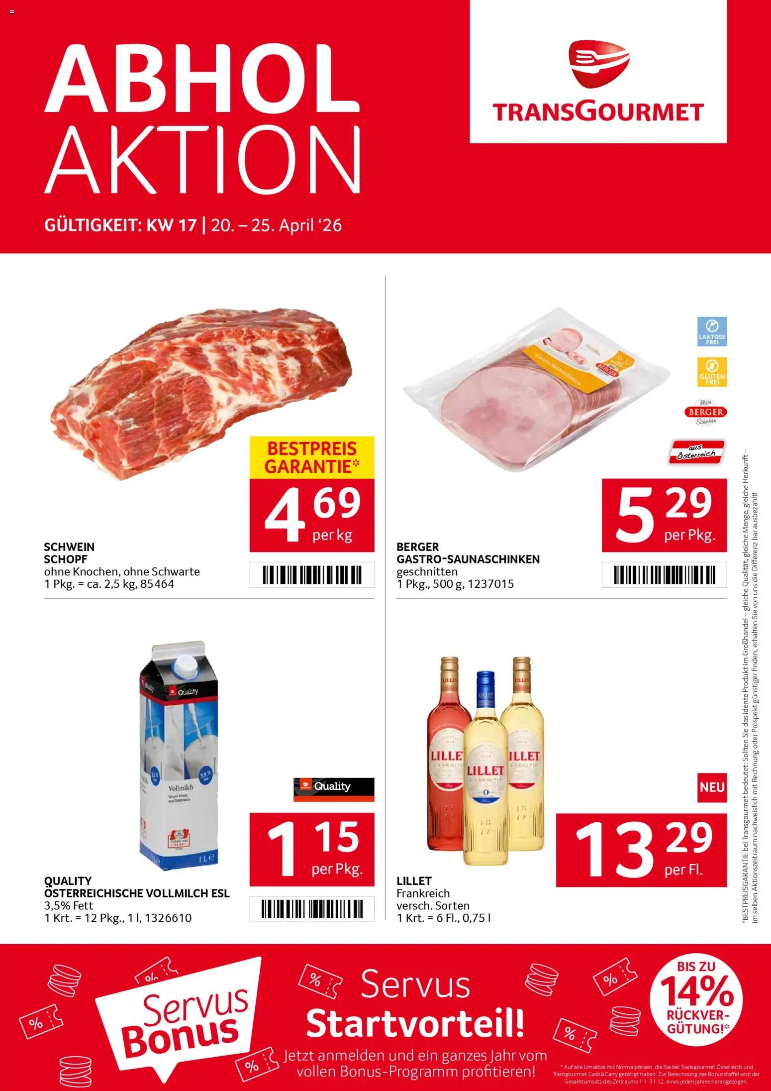 Vorschau der Angebote: Transgourmet Transgourmet Flugblatt gültig ab 20.04.2026