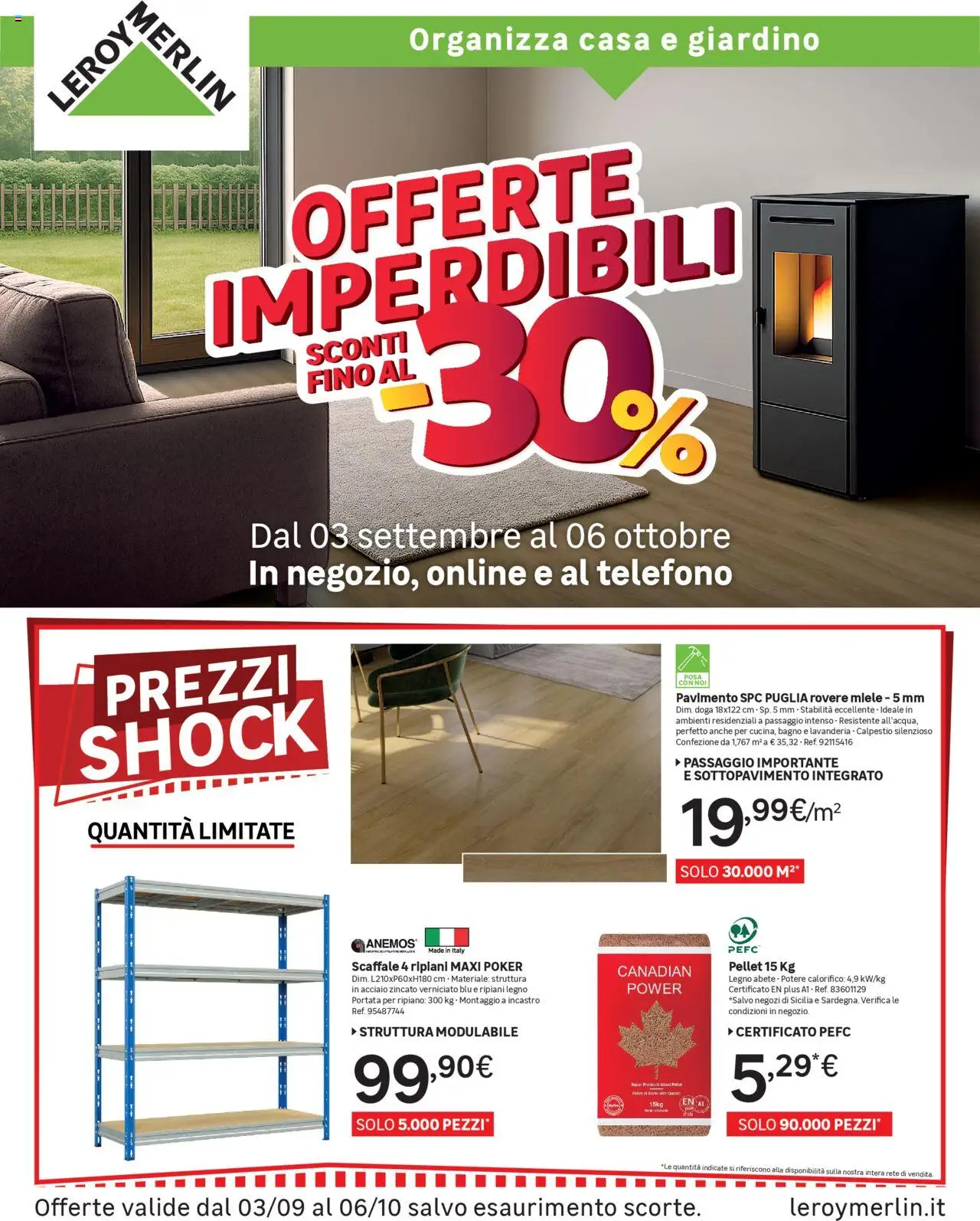 Volantino Leroy Merlin valido da 03/09/2025 numero di pagina 1
